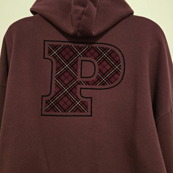 PINK Victoria's Secret - Maroon Hoodie - Picture 8 of 12